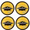 Creative Converting School Spirit Yellow Graduation Dinner Plates 54ct